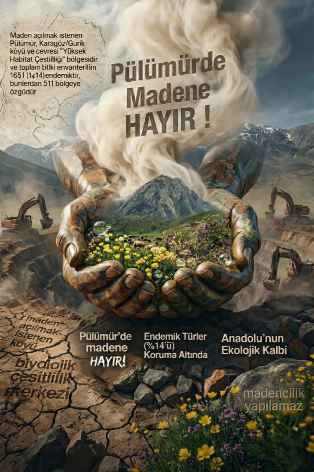 Dersim'de ekolojik ve kültürel yıkıma hayır!